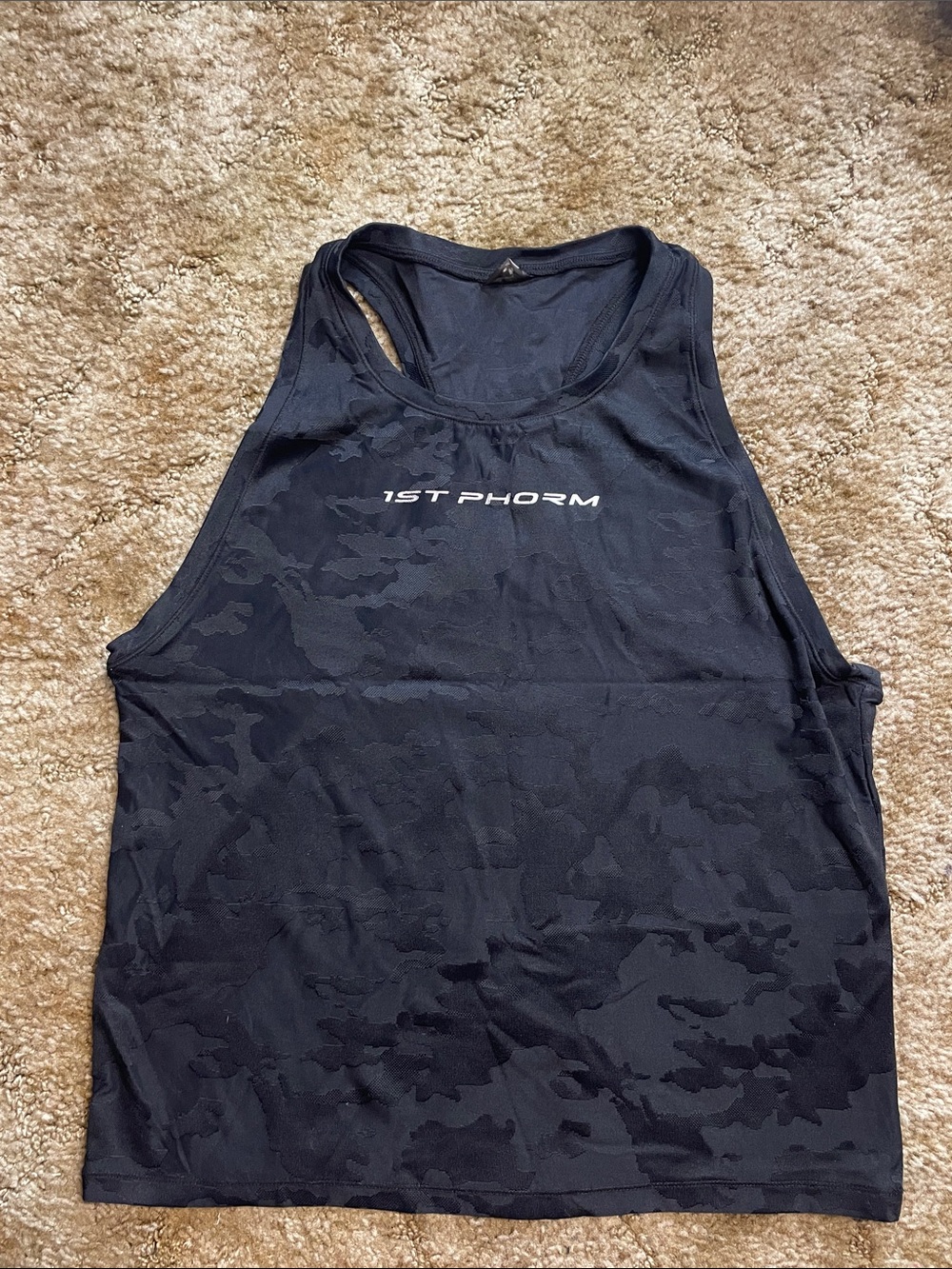 1st Phorm Woman’s Black Tank Top Activewear Size Large